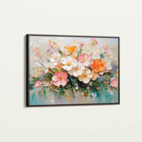 Floral 1063 Canvas Art 60 x 40 cm / Black