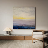 Abstract 1064 Canvas Art 60 x 60 cm / Black
