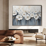 Floral 1064 Canvas Art 60 x 40 cm / Black