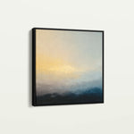 Abstract 1065 Canvas Art 60 x 60 cm / Black
