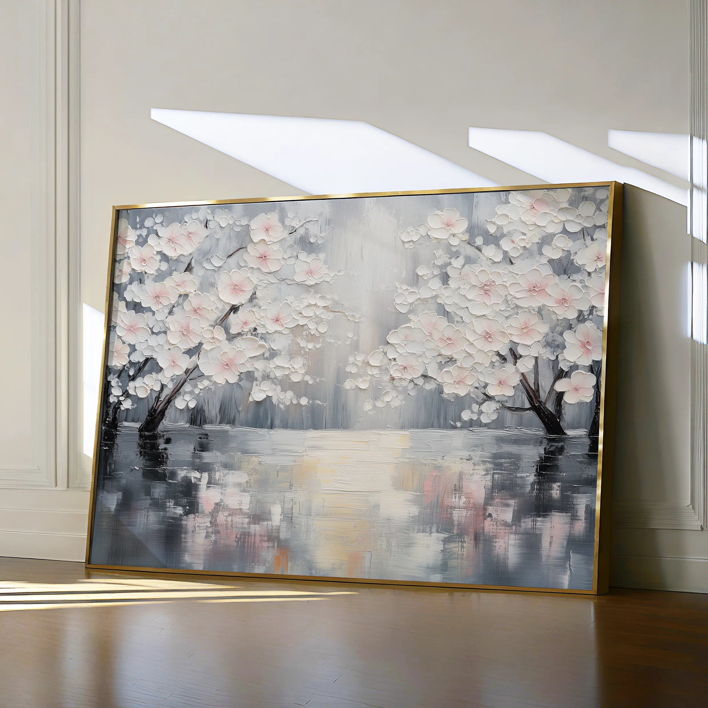 Floral 1065 Canvas Art 60 x 40 cm / Black