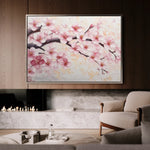 Floral 1066 Canvas Art 60 x 40 cm / Black