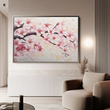 Floral 1066 Canvas Art 60 x 40 cm / Black