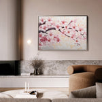 Floral 1066 Canvas Art 60 x 40 cm / Black