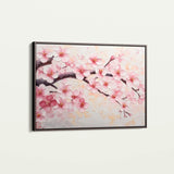 Floral 1066 Canvas Art 60 x 40 cm / Black
