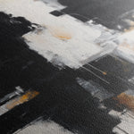 Abstract 1067 Canvas Art 60 x 60 cm / Black