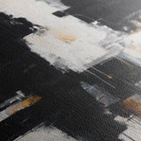 Abstract 1067 Canvas Art 60 x 60 cm / Black