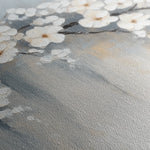 Floral 1067 Canvas Art 60 x 40 cm / Black
