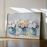 Floral 1069 Canvas Art 60 x 40 cm / Black
