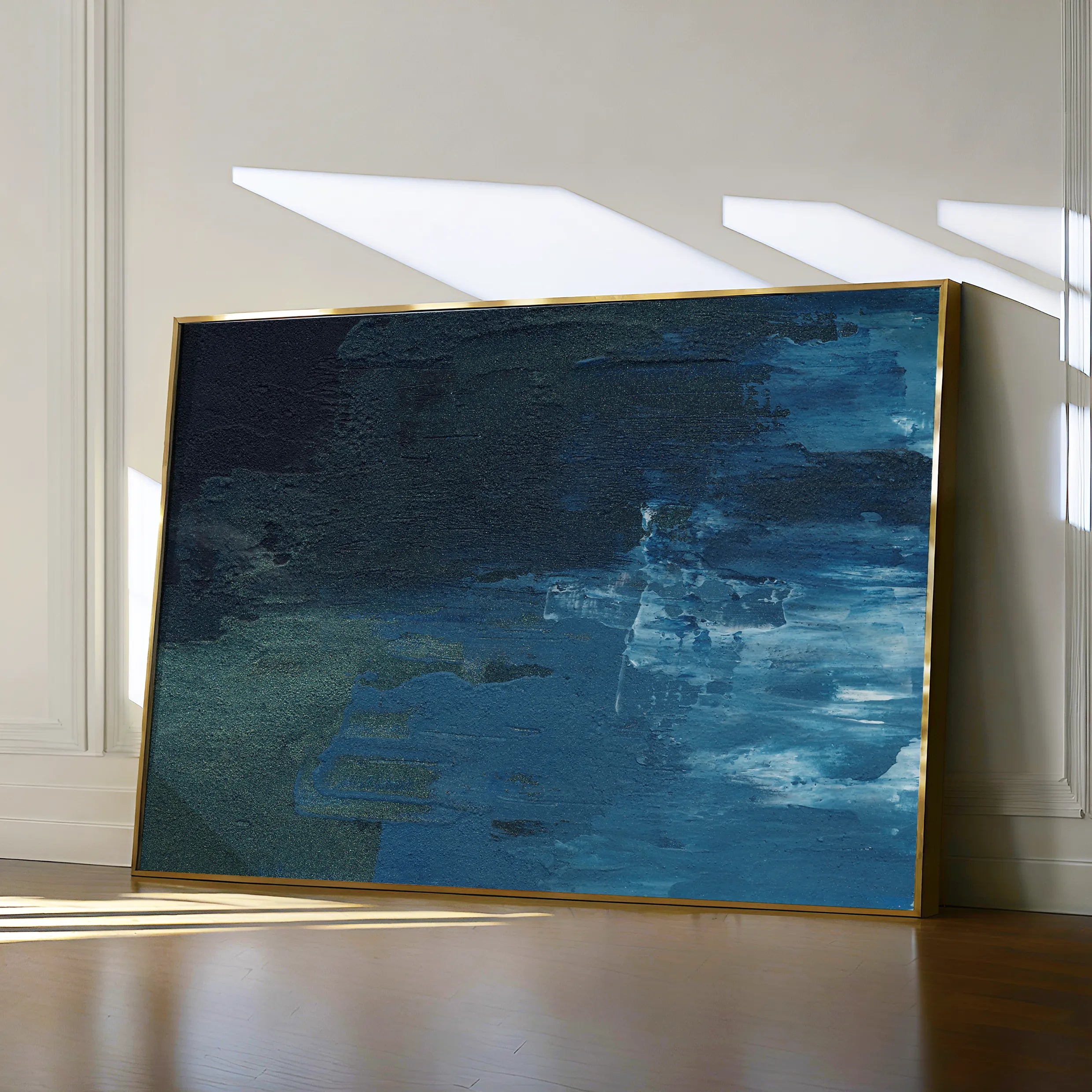Abstract 107 Canvas Art 60 x 40 cm / Black
