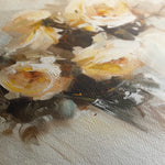 Floral 107 Canvas Art 60 x 40 cm / Black