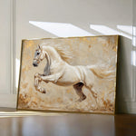 Horses 107 Canvas Art 60 x 40 cm / Black