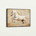 Horses 107 Canvas Art 60 x 40 cm / Black