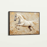 Horses 107 Canvas Art 60 x 40 cm / Black