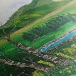 Landscape 107 Canvas Art 60 x 40 cm / Black