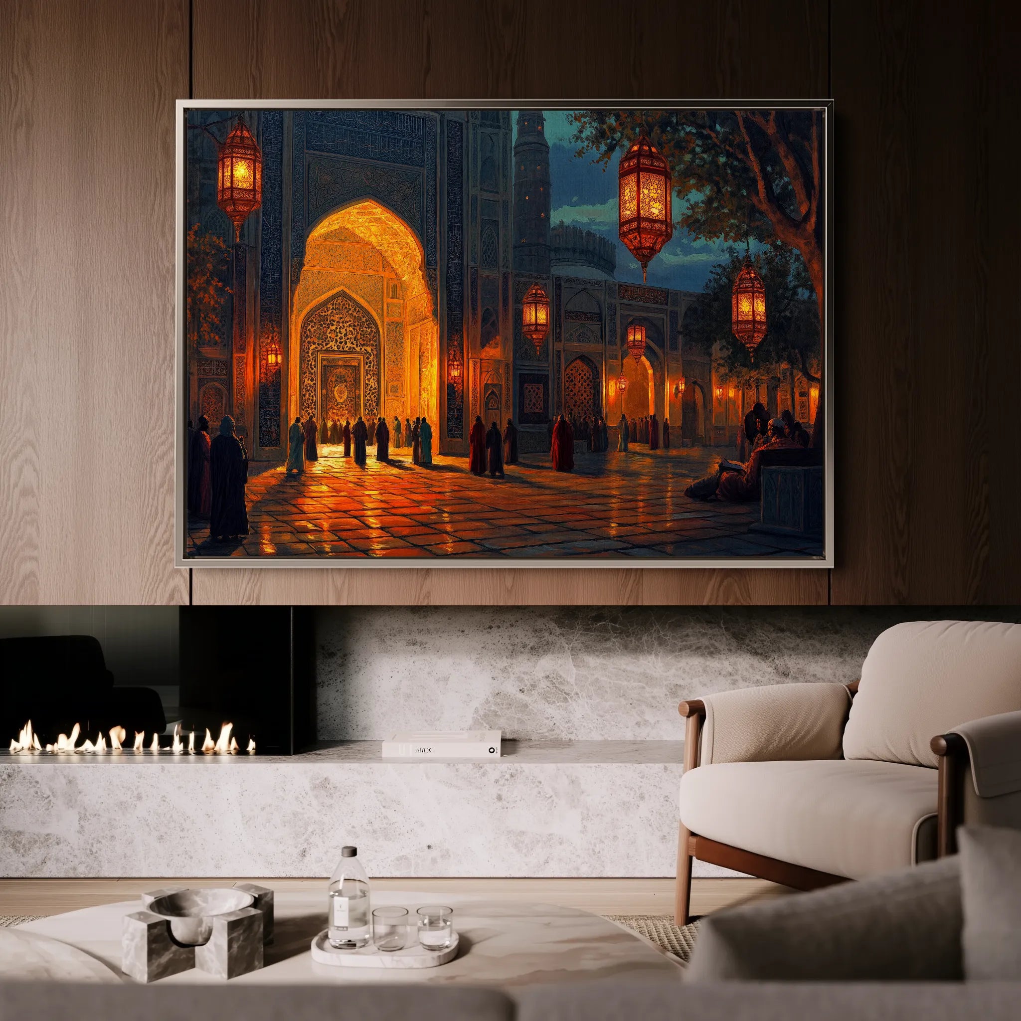 Orientalist 107 Canvas Art 60 x 40 cm / Black