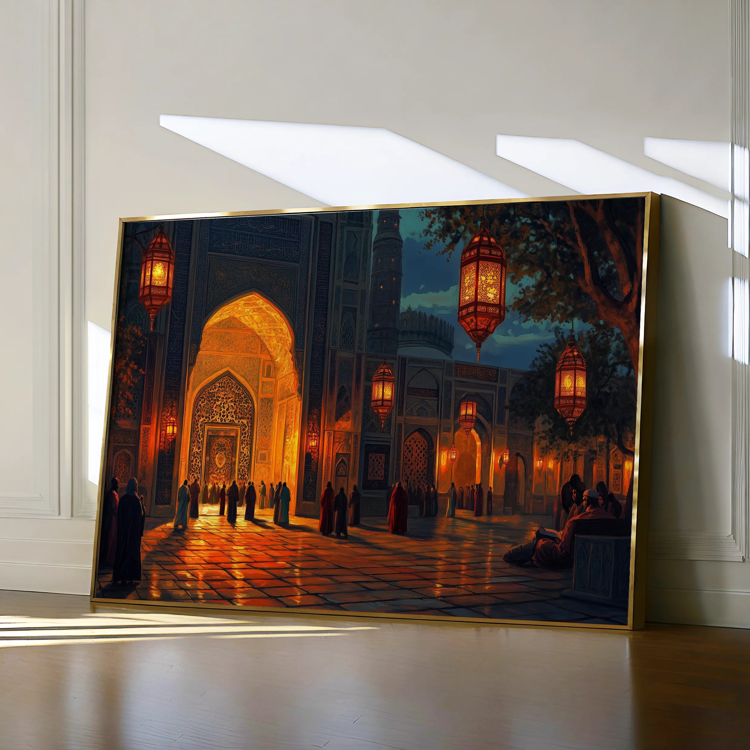 Orientalist 107 Canvas Art 60 x 40 cm / Black