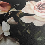 Floral 1070 Canvas Art 60 x 40 cm / Black