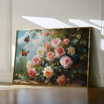 Floral 1072 Canvas Art 60 x 40 cm / Black