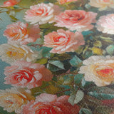 Floral 1072 Canvas Art 60 x 40 cm / Black