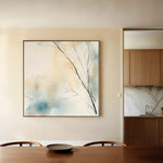 Abstract 1073 Canvas Art 60 x 60 cm / Black