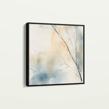 Abstract 1073 Canvas Art 60 x 60 cm / Black