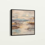 Abstract 1074 Canvas Art 60 x 60 cm / Black