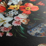 Floral 1074 Canvas Art 60 x 40 cm / Black