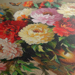 Floral 1075 Canvas Art 60 x 40 cm / Black