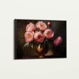 Floral 1076 Canvas Art 60 x 40 cm / Black
