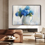 Floral 1078 Canvas Art 60 x 40 cm / Black