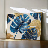 Floral 1079 Canvas Art 60 x 40 cm / Black