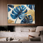 Floral 1079 Canvas Art 60 x 40 cm / Black