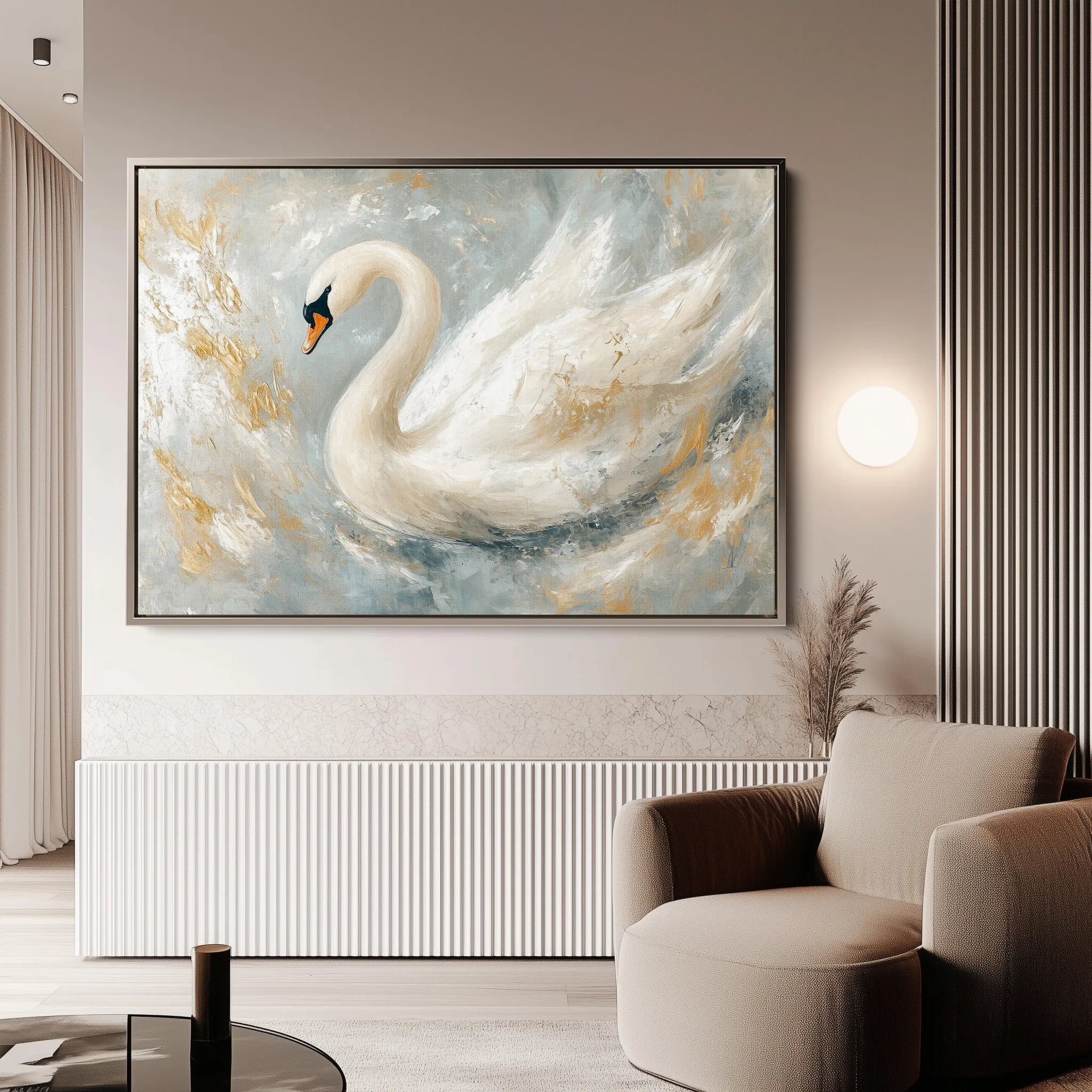 Animals 108 Canvas Art 60 x 40 cm / Black