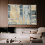 Abstract 108 Canvas Art 60 x 40 cm / Black