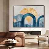 Boho 108 Canvas Art 60 x 40 cm / Black