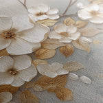 Floral 108 Canvas Art 60 x 40 cm / Black