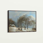 Landscape 108 Canvas Art 60 x 40 cm / Black