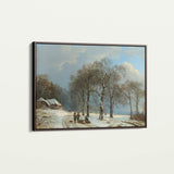 Landscape 108 Canvas Art 60 x 40 cm / Black