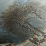 Landscape 108 Canvas Art 60 x 40 cm / Black
