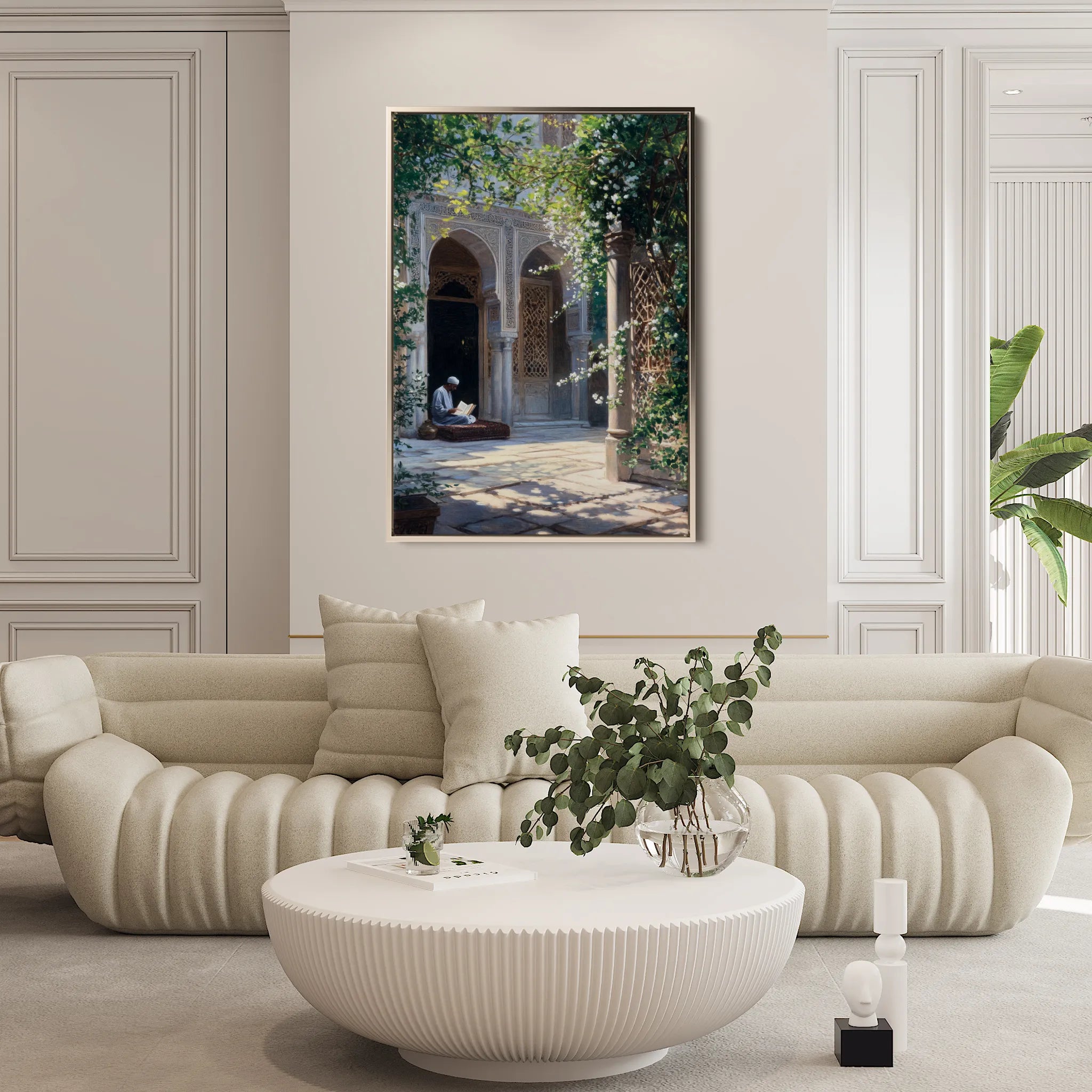 Orientalist 108 Canvas Art 60 x 40 cm / Black