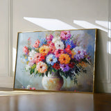 Floral 1080 Canvas Art 60 x 40 cm / Black