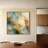 Abstract 1081 Canvas Art 60 x 60 cm / Black