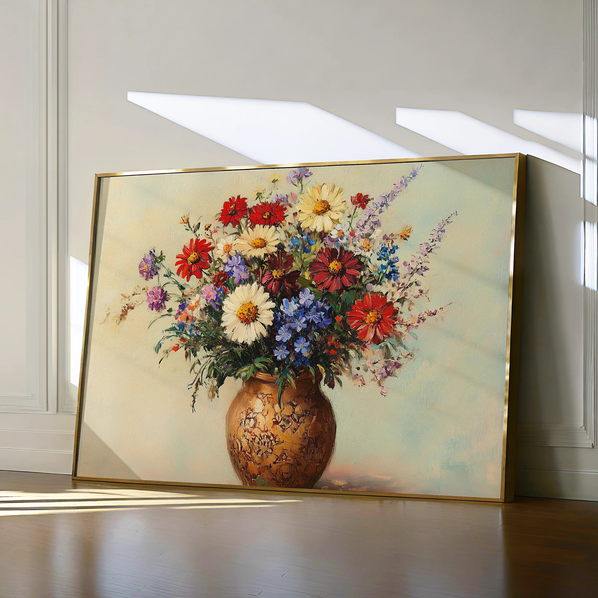 Floral 1081 Canvas Art 60 x 40 cm / Black