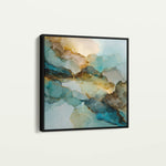 Abstract 1083 Canvas Art 60 x 60 cm / Black
