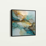 Abstract 1083 Canvas Art 60 x 60 cm / Black