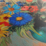 Floral 1083 Canvas Art 60 x 40 cm / Black