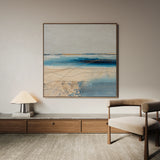 Abstract 1084 Canvas Art 60 x 60 cm / Black