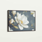 Floral 1084 Canvas Art 60 x 40 cm / Black