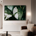 Floral 1085 Canvas Art 60 x 40 cm / Black